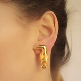 Aretes de tucán vista real